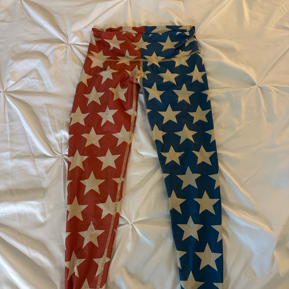 Teeki Patriotic Star Yoga Leggings